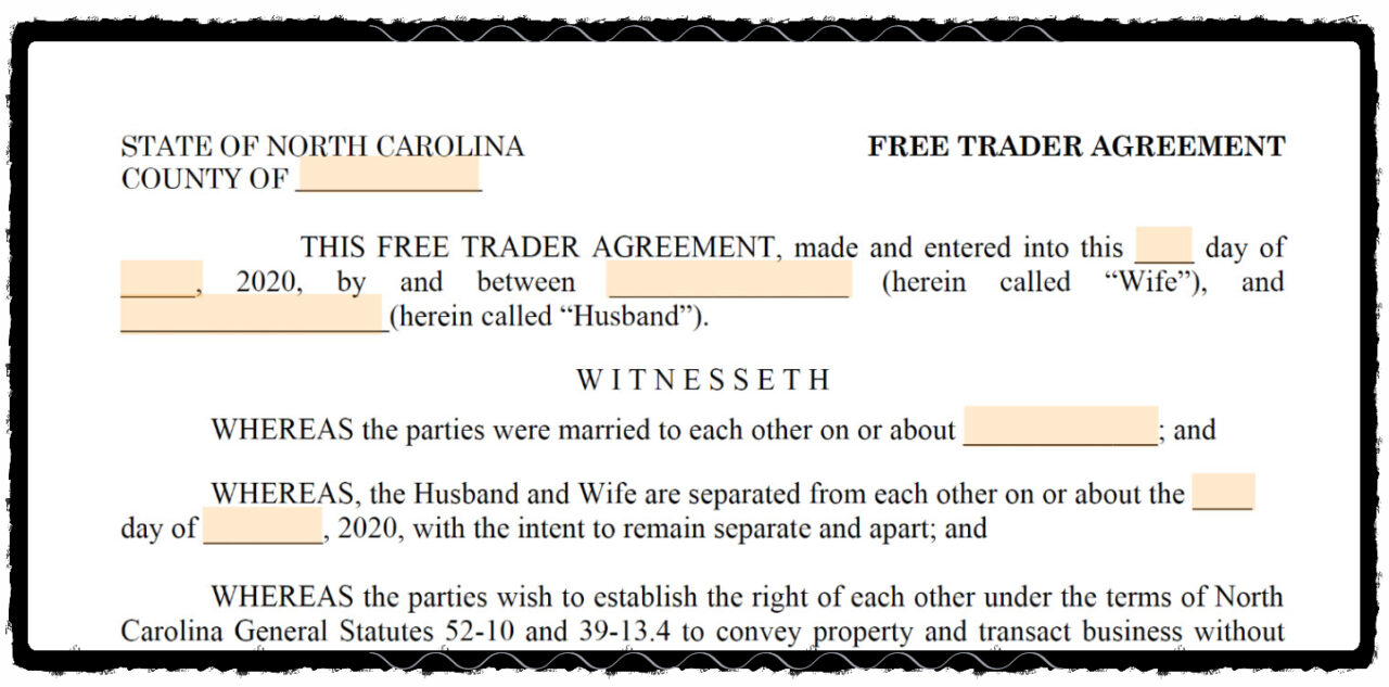 Real Property Free Trader Agreements Greensboro Real Estate Lawyers